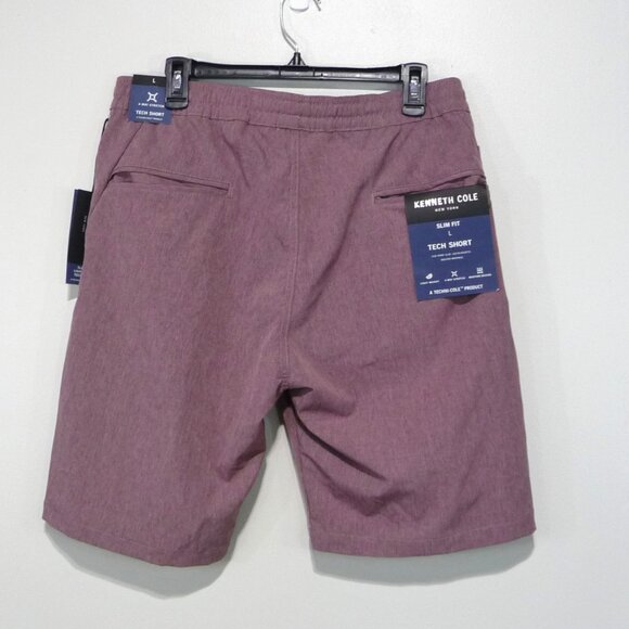 Kenneth Cole Tech Slim Fit Shorts LARGE - Picture 2 of 14